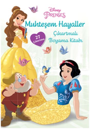 Disney Prenses Muhteşem Hayaller Çıkartmalı Boyama Kitabı %10 indiriml