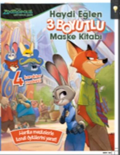 Disney Zootropolis Hayvanlar Şehri 3 Boyutlu Maske Kitabı %10 indiriml