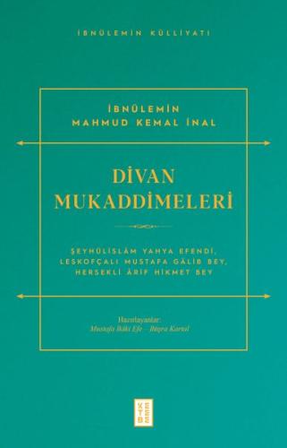 Divan Mukaddimeleri %17 indirimli İbnülemin Mahmud Kemal İnal