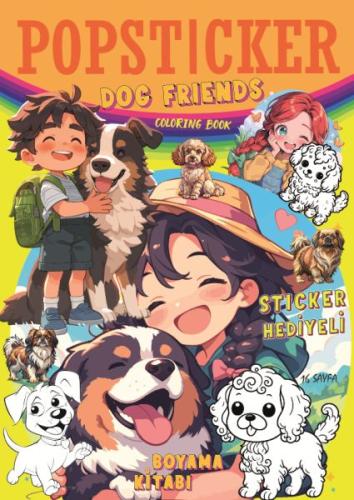 Dog Friends Boyama Kitabı Popsticker Kolektif