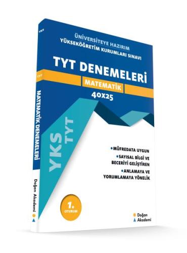 Doğan Akademi TYT Matematik Denemeleri Kolektif