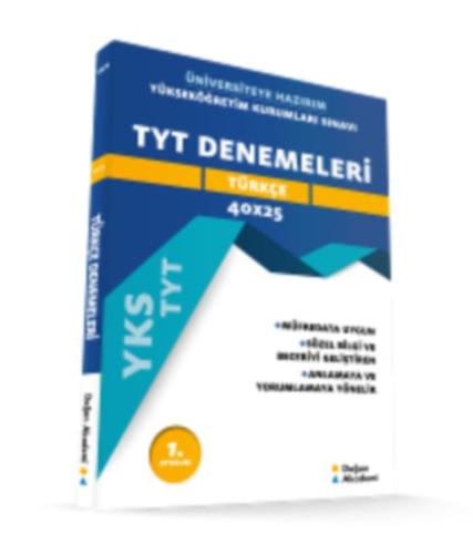 Doğan Akademi TYT Türkçe Denemeleri %10 indirimli Kolektif