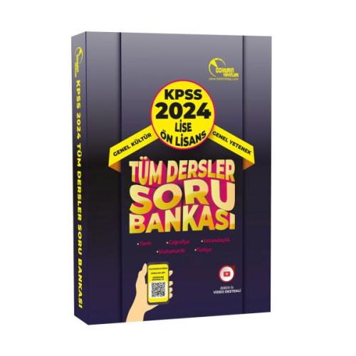 Doktrin Yayınları 2024 KPSS Lise Önlisans Tüm Dersler Tek Kitap Soru B