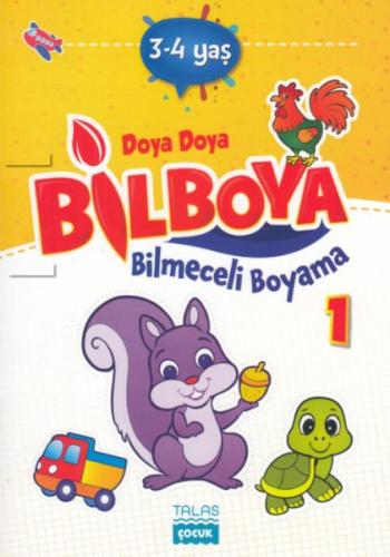 Doya Doya Bil Boya - Bilmeceli Boyama 1 - 3-4 Yaş %17 indirimli Kolekt