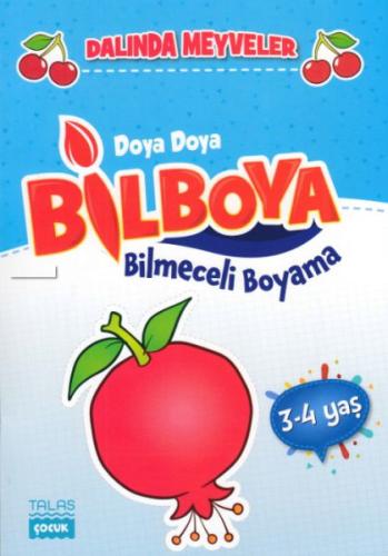 Doya Doya Bil Boya - Bilmeceli Boyama - Dalında Meyveler - 3-4 Yaş Kol