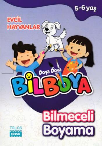 Doya Doya Bil Boya - Bilmeceli Boyama Evcil Hayvanlar - 5-6 Yaş Kolekt