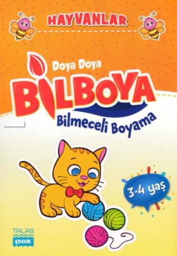 Doya Doya Bil Boya - Bilmeceli Boyama - Hayvanlar - 3-4 Yaş Kolektıf