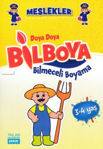 Doya Doya Bil Boya - Bilmeceli Boyama - Meslekler - 3-4 Yaş Kolektıf