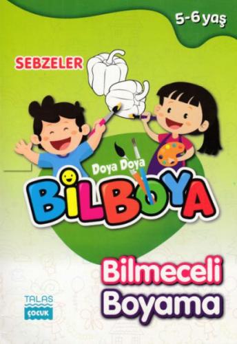 Doya Doya Bil Boya - Bilmeceli Boyama Sebzeler - 5-6 Yaş Kolektıf