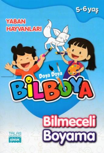 Doya Doya Bil Boya - Bilmeceli Boyama Yaban Hayvanları - 5-6 Yaş Kolek