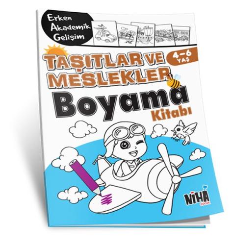 EAG Taşıtlar ve Meslekler Boyama Kitabı 4-6 Yaş %30 indirimli Kolektıf