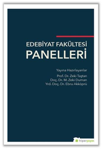 Edebiyat Fakültesi Panelleri %15 indirimli Zeki Taştan - M. Zeki Duman