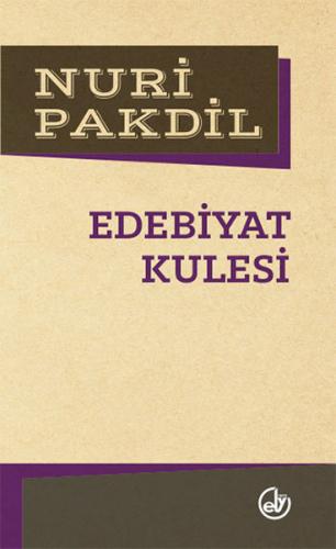 Edebiyat Kulesi %23 indirimli Nuri Pakdil