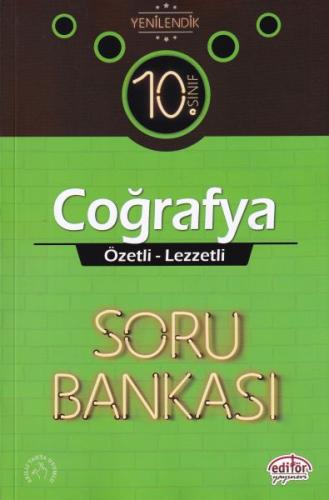 Editör 10. Sınıf Coğrafya Özetli Lezzetli Soru Bankası %23 indirimli