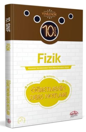 Editör 10. Sınıf Fizik Öğretmenin Ders Notları %23 indirimli