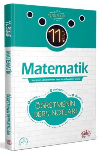 Editör 11.Sınıf Matematik Öğretmenin Ders Notları Kolektif