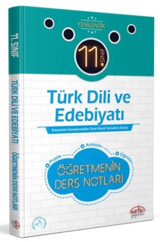 Editör 11. Sınıf Türk Dili ve Edebiyatı Öğretmenin Ders Notları %23 in