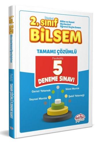 Editör 2. Sınıf Bilsem Çözümlü 5 Deneme Sınavı (Yeni) Kolektif