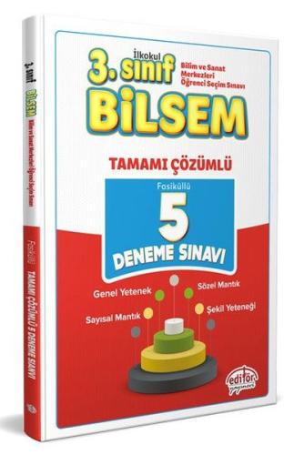 Editör 3. Sınıf Bilsem Tamamı Çözümlü 5 Deneme Sınavı %23 indirimli Ko