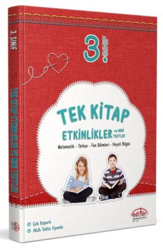 Editör 3. Sınıf Tek Kitap Etkinlikler ve Mini Testler %23 indirimli Ko