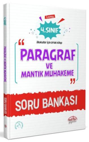 Editör 4. Sınıf Paragraf ve Mantık Muhakeme Soru Bankası %23 indirimli