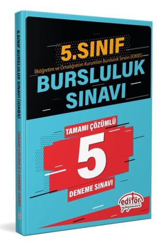 Editör 5. Sınıf Bursluluk Sınavı Çözümlü 5 Deneme Sınavı %23 indirimli