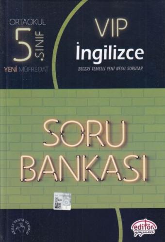 Editör 5. Sınıf VIP İngilizce Soru Bankası (Yeni) Kolektif