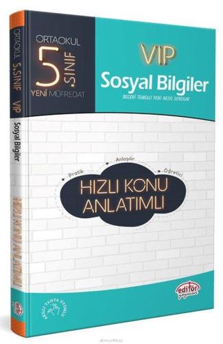 Editör 5. Sınıf VIP Sosyal Bilgiler Hızlı Konu Anlatımlı (Yeni) %23 in