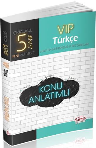 Editör - 5. Sınıf VIP Türkçe Konu Anlatımlı Kolektif