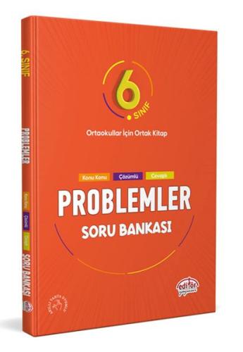 Editör 6. Sınıf Problemler Soru Bankası %23 indirimli Komisyon