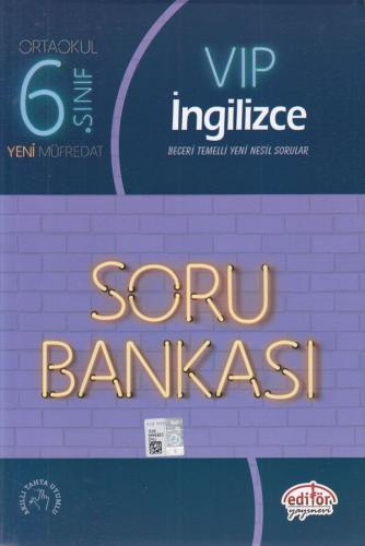 Editör 6. Sınıf VIP İngilizce Soru Bankası (Yeni) %23 indirimli Kolekt