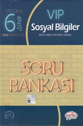 Editör 6. Sınıf VIP Sosyal Bilgiler Soru Bankası (Yeni) %23 indirimli 