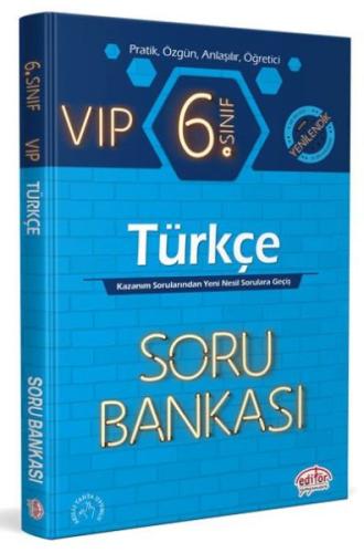 Editör 6. Sınıf VIP Türkçe Soru Bankası (YENİ) %23 indirimli