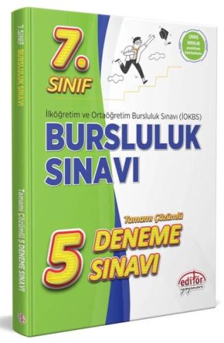 Editör 7.Sınıf İokbs Bursluluk Sınavı Tamamı Çözümlü 5 Deneme Sınavı %