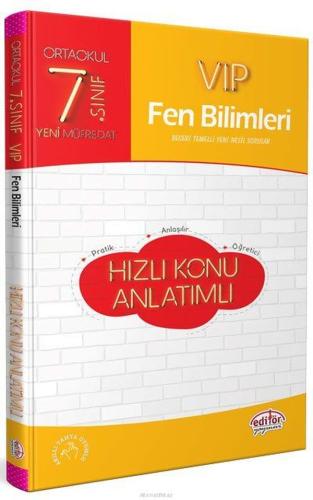 Editör 7. Sınıf VIP Fen Bilimleri Hızlı Konu Anlatımlı (Yeni) Kolektif