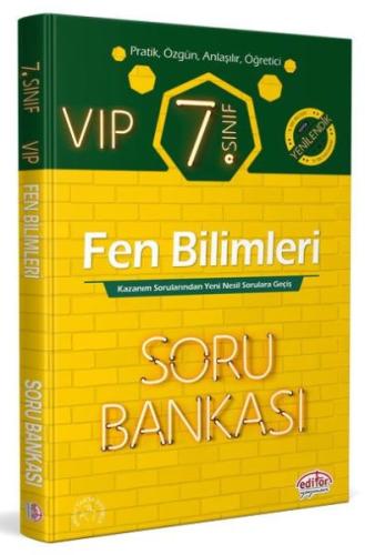 Editör 7. Sınıf VIP Fen Bilimleri Soru Bankası %23 indirimli