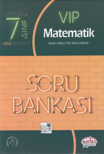 Editör 7. Sınıf VIP Matematik Soru Bankası (Yeni) Kolektif