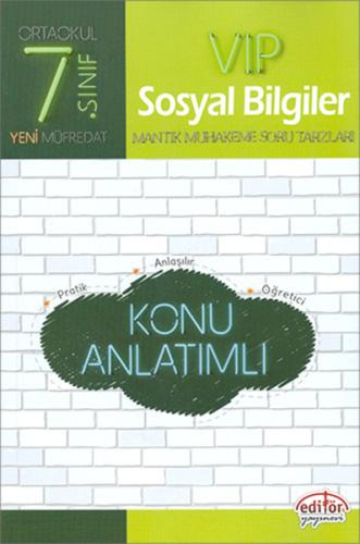 Editör - 7.Sınıf VIP Sosyal Bilgiler Konu Anlatımlı Kolektif