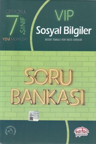 Editör 7. Sınıf VIP Sosyal Bilgiler Soru Bankası (Yeni) Kolektif