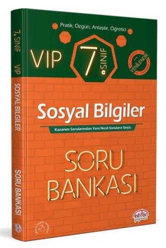 Editör 7. Sınıf VIP Sosyal Bilgiler Soru Bankası %23 indirimli