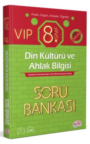 Editör 8. Sınıf VIP Din Kültürü ve Ahlak Bilgisi Soru Bankası %23 indi