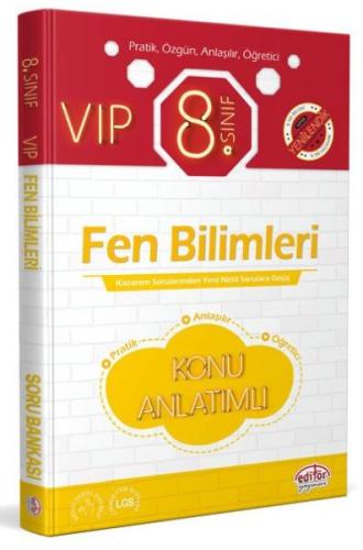 Editör 8. Sınıf VIP Fen Bilimleri Konu Anlatımlı %23 indirimli