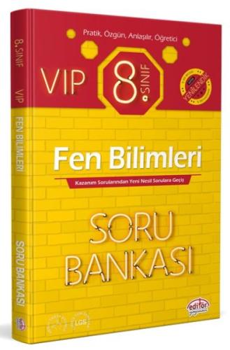 Editör 8. Sınıf VIP Fen Bilimleri Soru Bankası %23 indirimli