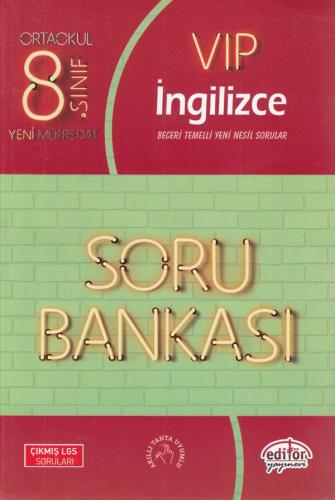 Editör 8. Sınıf VIP İngilizce Soru Bankası Kolektif