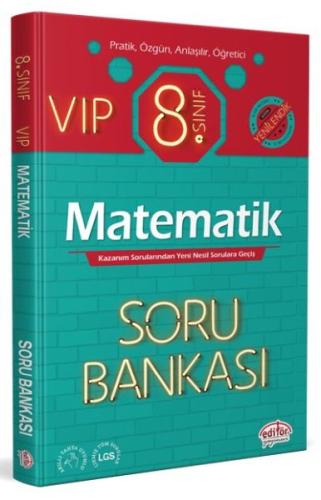 Editör 8. Sınıf VIP Matematik Soru Bankası %23 indirimli