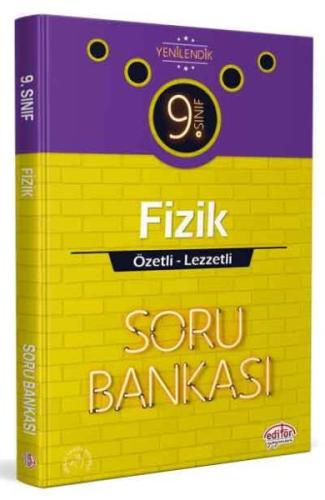 Editör 9. Sınıf Fizik Özetli Lezzetli Soru Bankası %23 indirimli