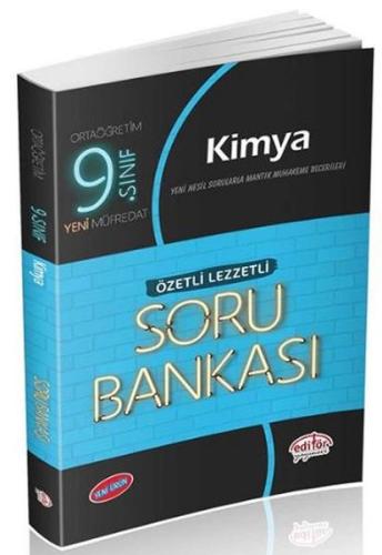 Editör 9. Sınıf Kimya Özetli Lezzetli Soru Bankası (Yeni) Kolektif