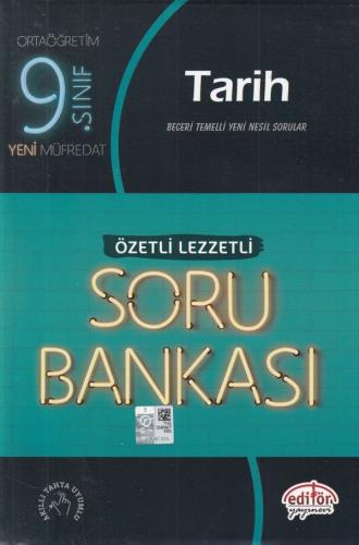 Editör 9. Sınıf Tarih Özetli Lezzetli Soru Bankası (Yeni) Kolektif