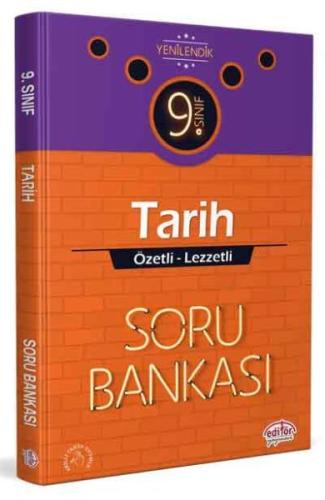 Editör 9. Sınıf Tarih Özetli Lezzetli Soru Bankası %23 indirimli