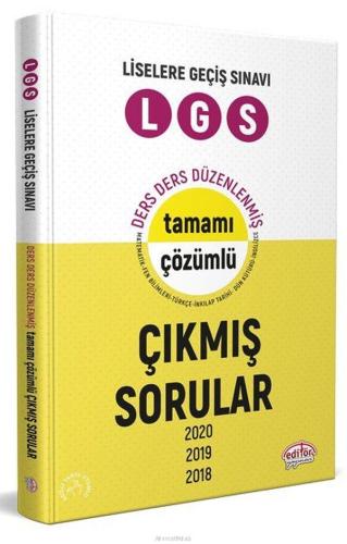 Editör LGS Çıkmış Sorular ve Çözümleri (Yeni) Kolektif